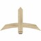 Ekena Millwork Bellingham Rough Sawn Timber Gable Bracket, Douglas Fir, 36"W x 21"H x 2"D x 4"F, 14/12 Pitch GBW036X21X0204BEL00RDF - alternate 1